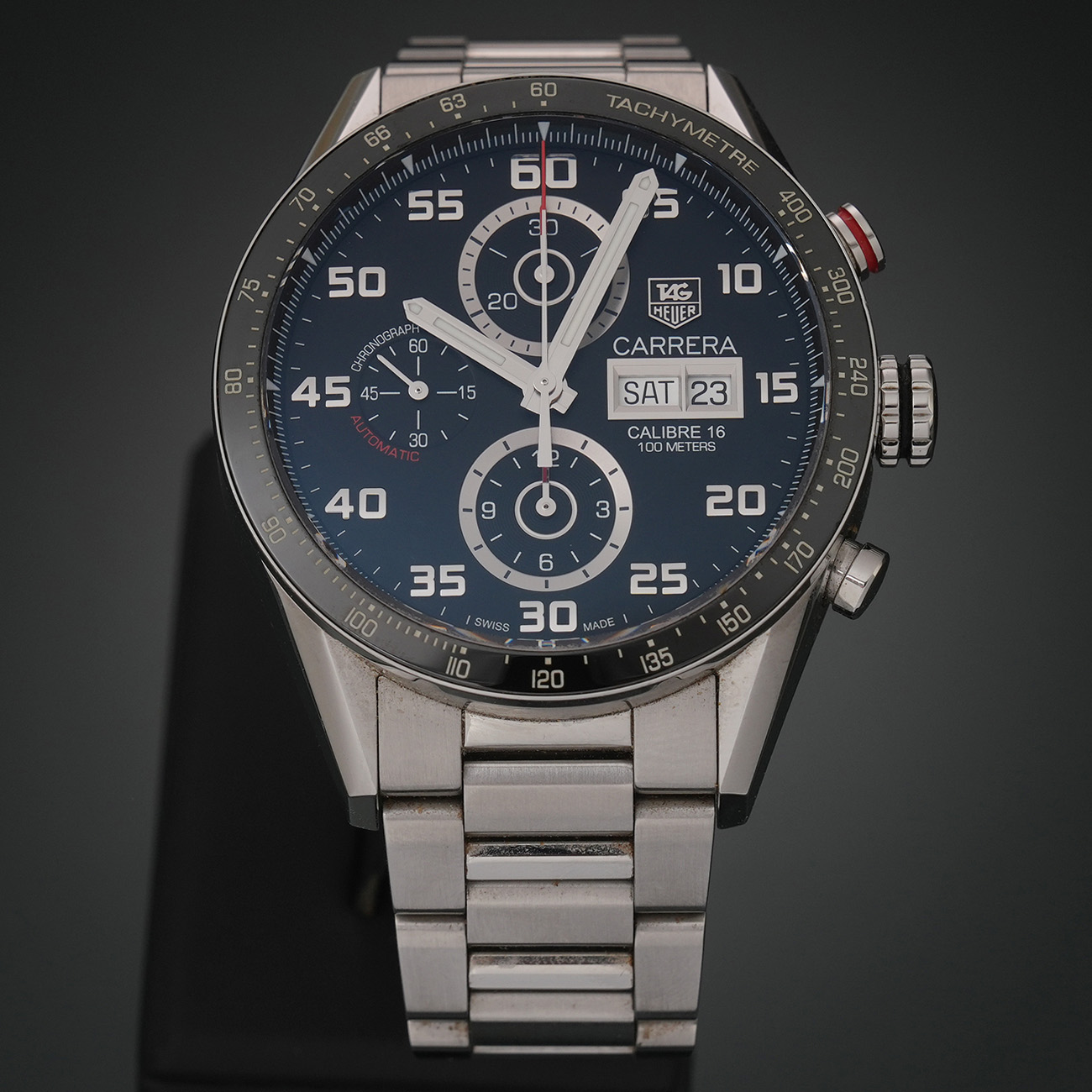 TAG HEUER(USED)태그호이어 까레라 칼리버 16 데이데이트 크로노 CV2A1R